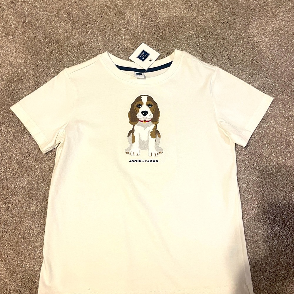 Kids size 6 tee Janie and Jack NWT